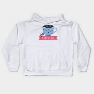 You Me And A Cup Of Tea Kids Hoodie